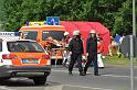 Schwerer Unfall mit Reisebus Lohmar Donrather Dreieck P151